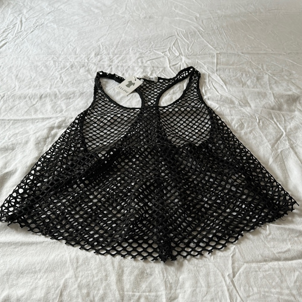 Black Mesh Tank